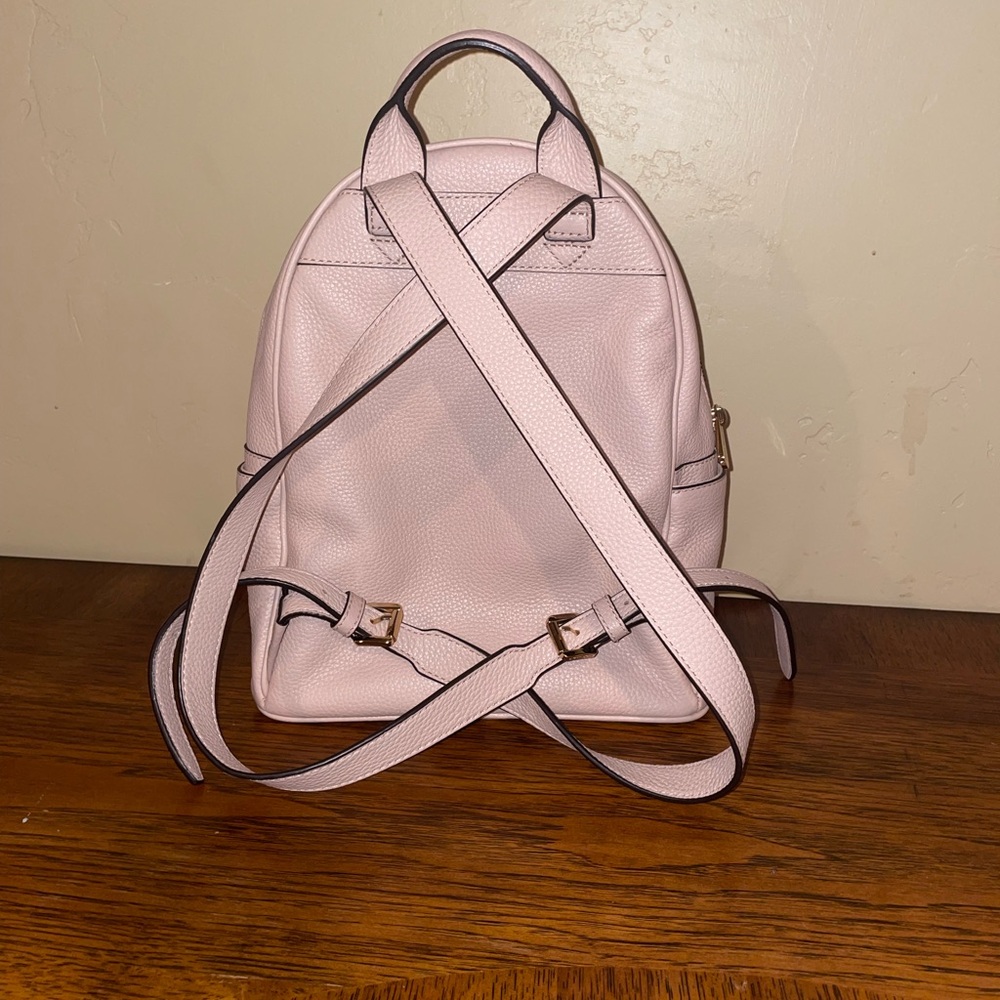 Michael Kors Blush Backpack with Gold Studs - Picture 7 of 9